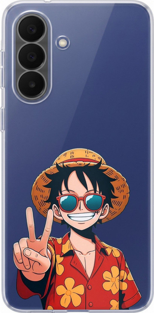 Samsung Galaxy A27 Uyumlu Monkey D. Luffy Tasarımlı Baskılı Silikon Kılıf