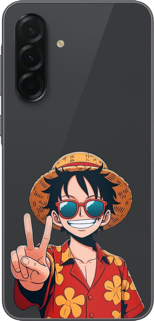 Samsung Galaxy A36 Uyumlu Monkey D. Luffy Tasarımlı Baskılı Silikon Kılıf