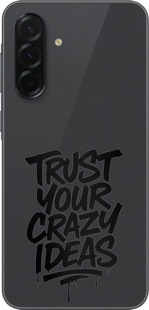 Samsung Galaxy A36 Uyumlu Crazy Trust Baskılı Silikon Kılıf