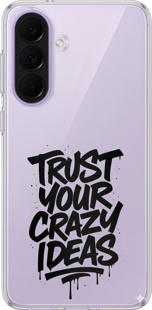 Samsung Galaxy A37 Uyumlu Crazy Trust Baskılı Silikon Kılıf