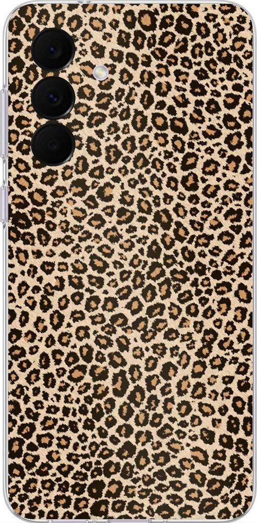 Samsung Galaxy A37 Uyumlu Leopar Tasarımlı Baskılı Silikon Kılıf