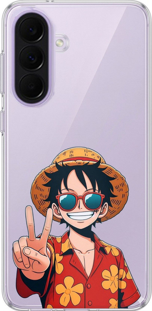 Samsung Galaxy A37 Uyumlu Monkey D. Luffy Tasarımlı Baskılı Silikon Kılıf