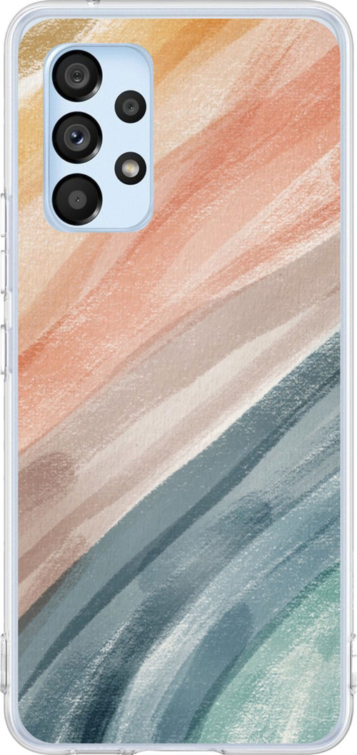 Samsung Galaxy A53 Uyumlu Modern Renk Paleti Baskılı Silikon Kılıf