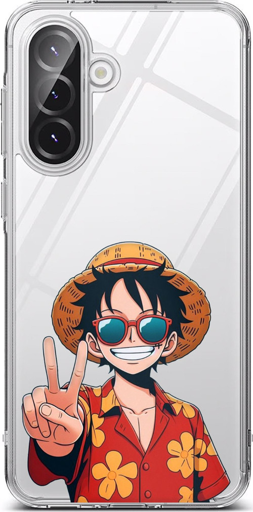 Samsung Galaxy A56 Uyumlu Monkey D. Luffy Tasarımlı Baskılı Silikon Kılıf