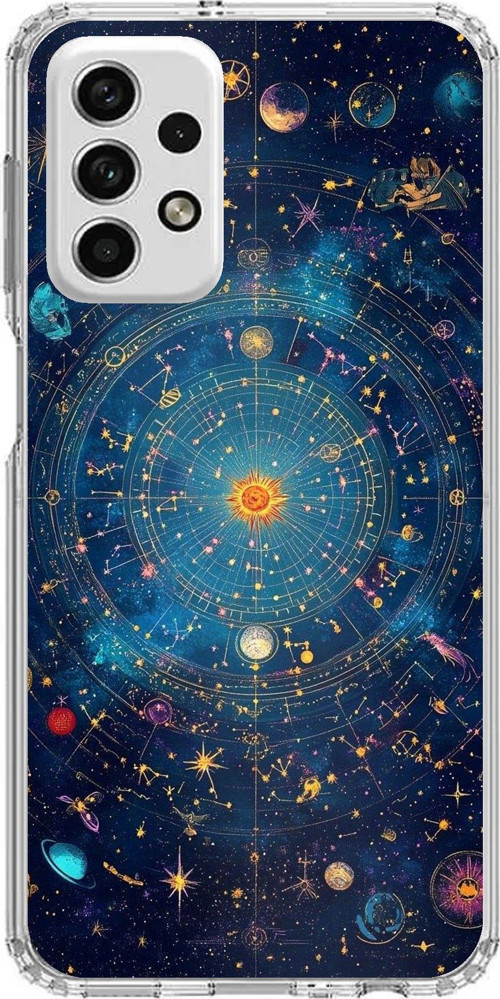 Samsung Galaxy A73 Uyumlu Yıldız Atlası Kozmik Rehber Baskılı Silikon Kılıf