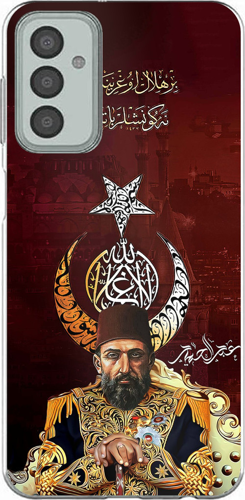 Samsung Galaxy M13-M23 Uyumlu Abdülhamid Han Baskılı Silikon Kılıf