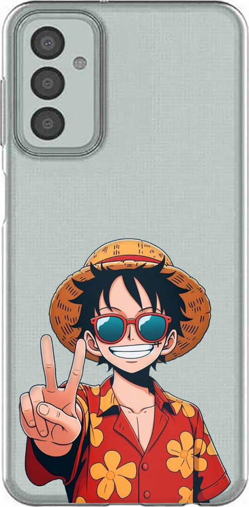 Samsung Galaxy M13-M23 Uyumlu Monkey D. Luffy Tasarımlı Baskılı Silikon Kılıf