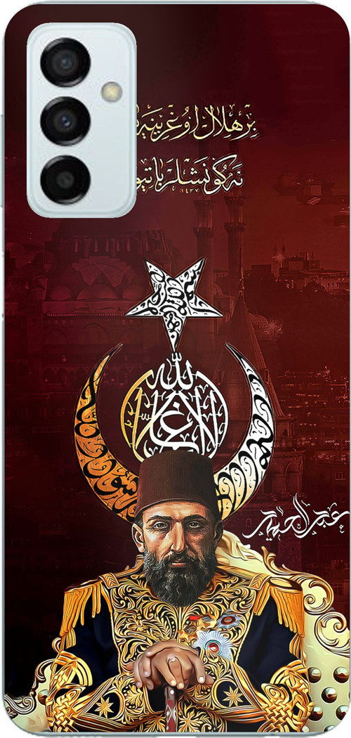 Samsung Galaxy M14 Uyumlu Abdülhamid Han Baskılı Silikon Kılıf