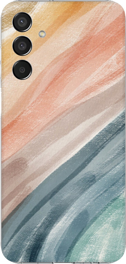 Samsung Galaxy M15 Uyumlu Modern Renk Paleti Baskılı Silikon Kılıf