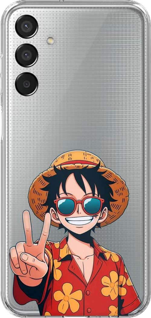 Samsung Galaxy M15 Uyumlu Monkey D. Luffy Tasarımlı Baskılı Silikon Kılıf