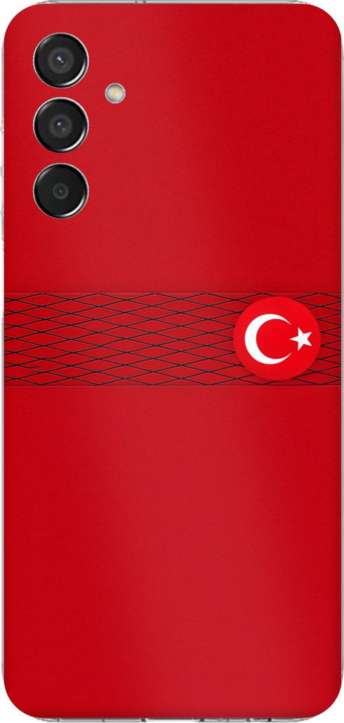 Samsung Galaxy M15 Uyumlu Türk Milli Takım Izgara Desenli Forma Baskılı Silikon Kılıf