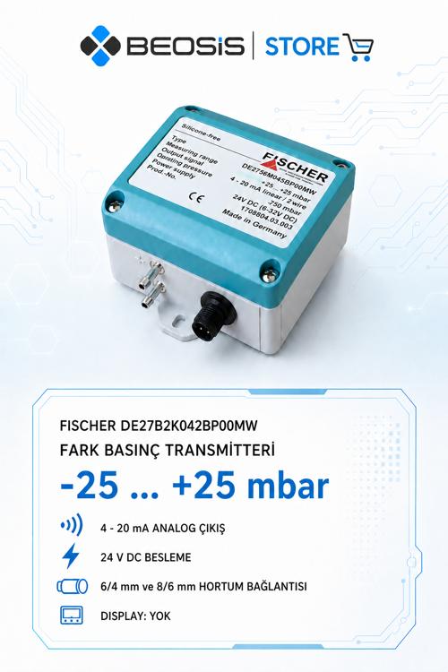 DE 27 FARK BASINÇ TRANSMİTTERİ