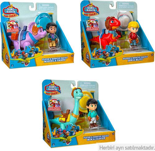 Dino Ranch 2 Li Figür Paketi 7,5 Cm