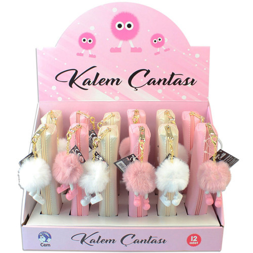 Kalem Çantası Orta Boy Deri Aksuarlı Pc-977