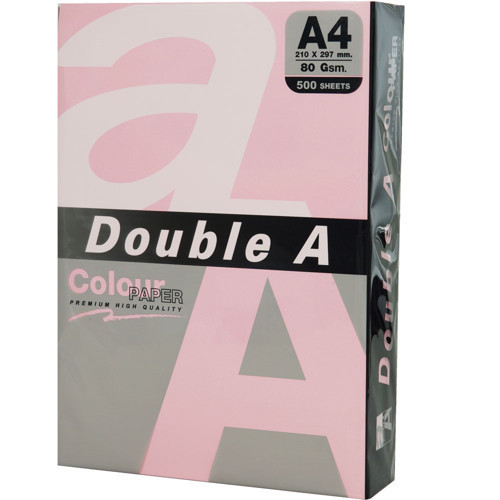 A Renkli Kağıt 500 LÜ A4 80 GR Pastel Pembe