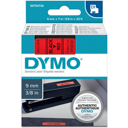 D1 Şerit 9 Mmx7mt Kırmızı/ Siyah 40917