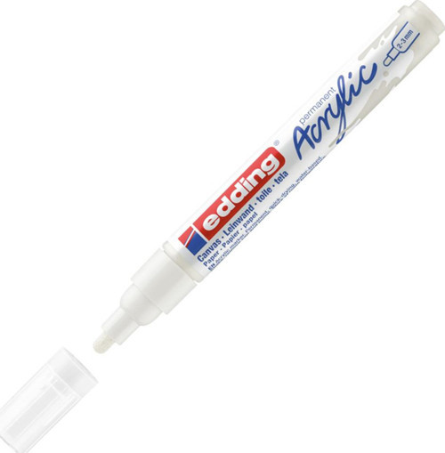 Markör Akrilik Orta Uçlu 2-3 MM Trafik Beyaz 922 5100