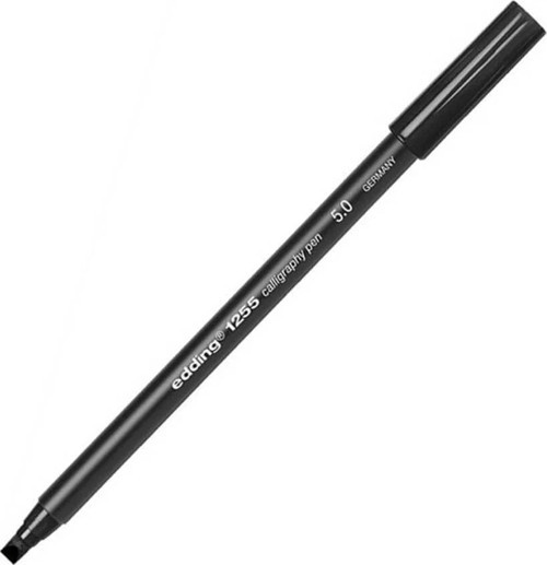 Kaligrafi Kalemi Kesik Uçlu 5 MM Siyah 1255