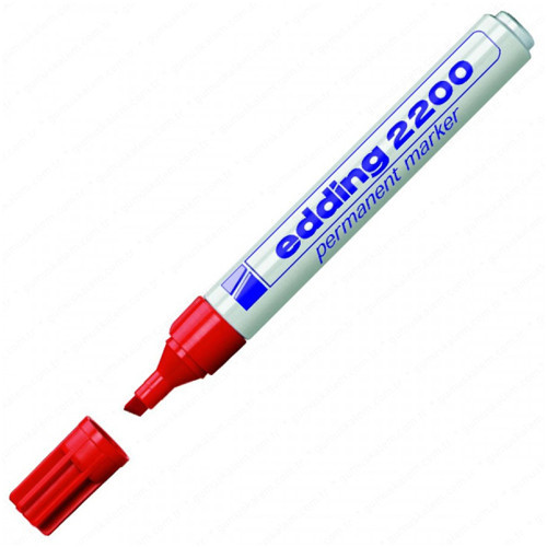 Markör Permanent Kesik Uçlu 1-5 MM Kırmızı 2200