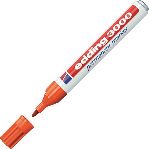 Markör Permanent Yuvarlak Uçlu 1.5-3 MM Turuncu 3000