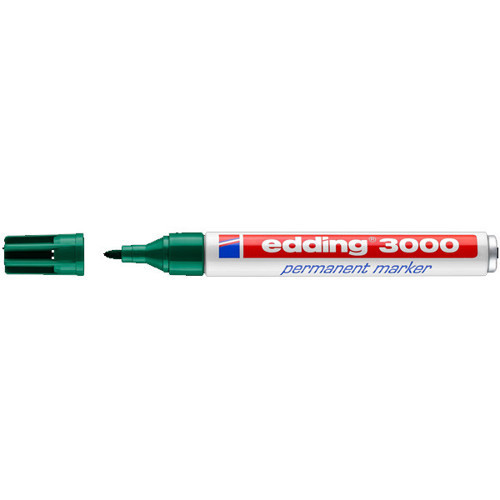Markör Permanent Yuvarlak Uçlu 1.5-3 MM Yeşil 3000