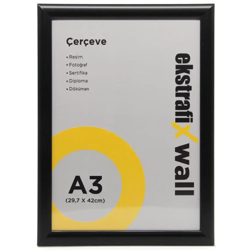 Çerçeve A3 22 Li Siyah Fix-çs06