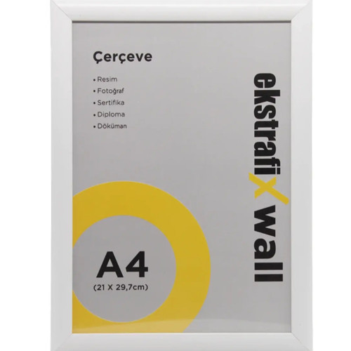 Çerçeve A4 22 Li Beyaz Fix-çb04
