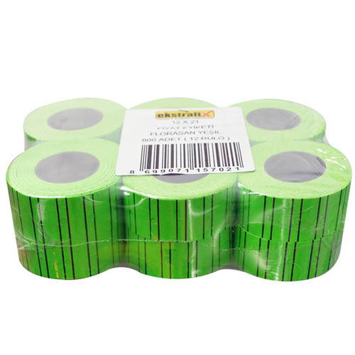 Fiyat Etiketi 12x21 Florasan Yeşil