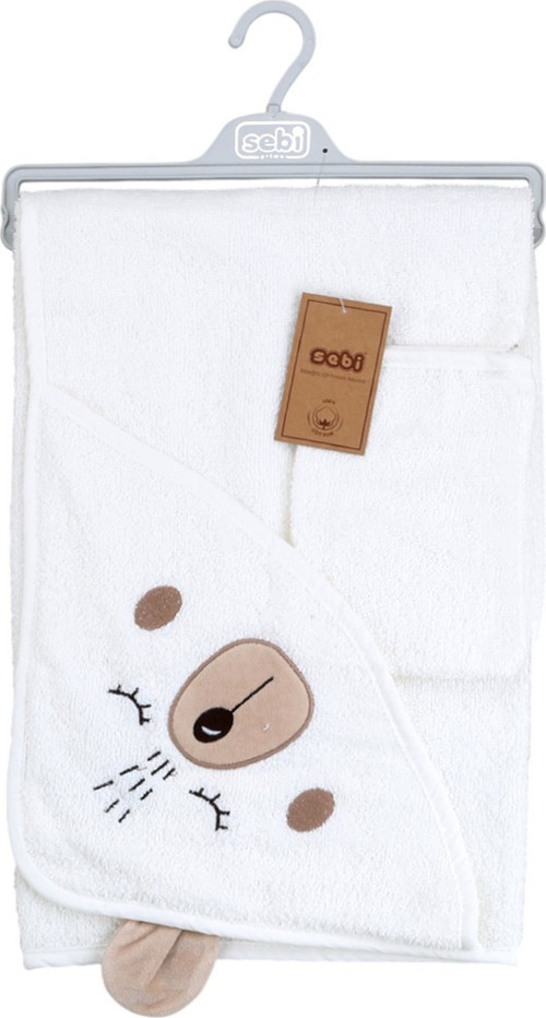 Ayı Desenli Banyo Havlusu 140