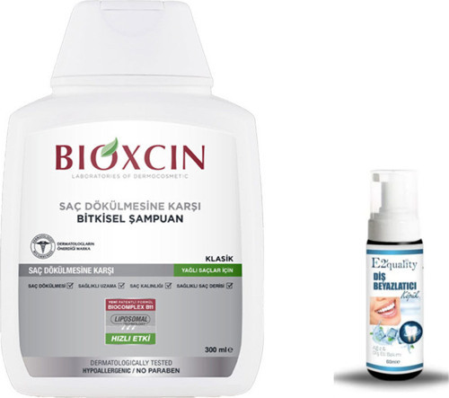 Genesis Saç Dökülmesine Karşı Şampuan 300ml (Yağlı Saçlar) + Hediye Diş Beyazlatıcı Köpük