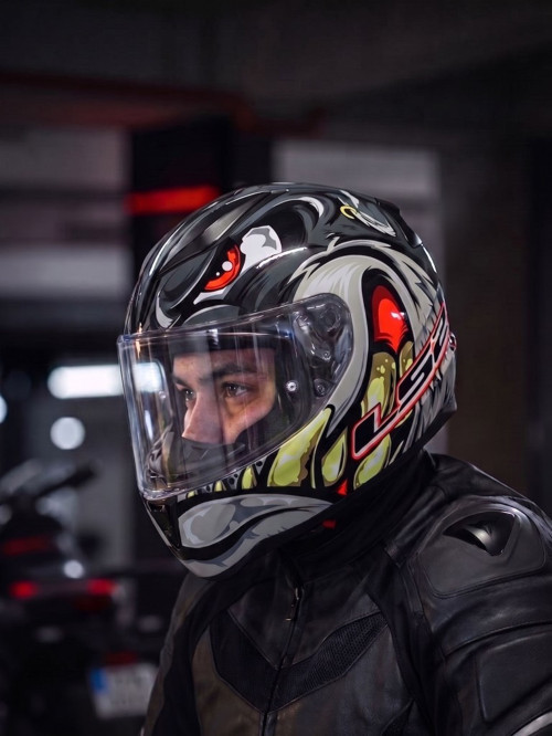 Rapid 2 Spox Motosiklet Kapalı Kask Ece 22.06 Sertifikalı Alc Motosiklet