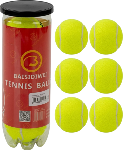 Tenis Topu 6’lı Set Antrenman ve Maç İçin Dayanıklı Toplar