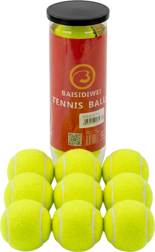 Dayanıklı Tenis Topu 9’lu Set Yüksek Performans ve Dengeli Zıplama