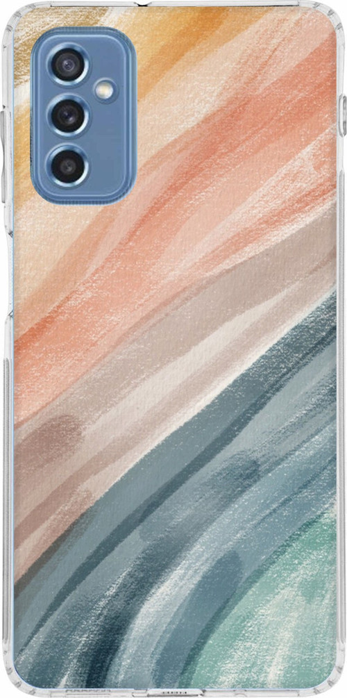 Samsung Galaxy M52 Uyumlu Modern Renk Paleti Baskılı Silikon Kılıf