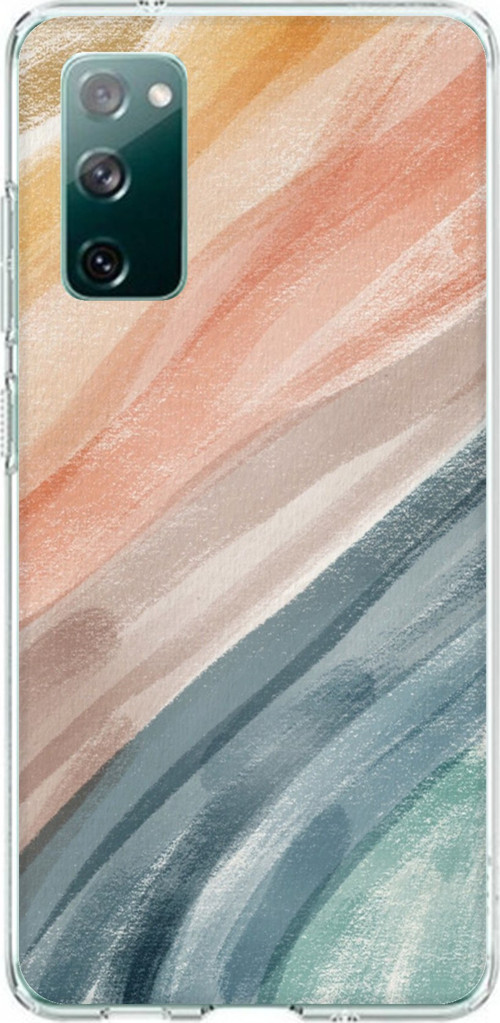 Samsung Galaxy S20 FE Uyumlu Modern Renk Paleti Baskılı Silikon Kılıf