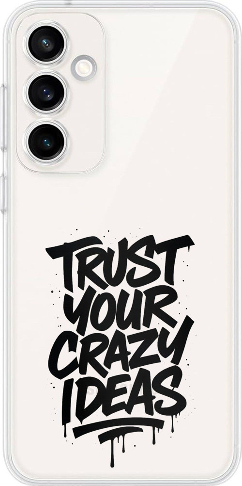 Samsung Galaxy S23 FE Uyumlu Crazy Trust Baskılı Silikon Kılıf