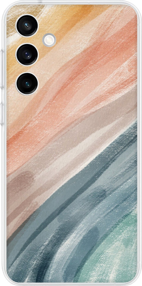 Samsung Galaxy S23 FE Uyumlu Modern Renk Paleti Baskılı Silikon Kılıf