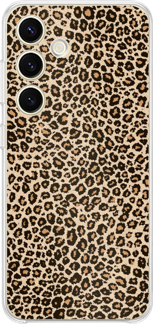 Samsung Galaxy S24 - S25 Uyumlu Leopar Tasarımlı Baskılı Silikon Kılıf
