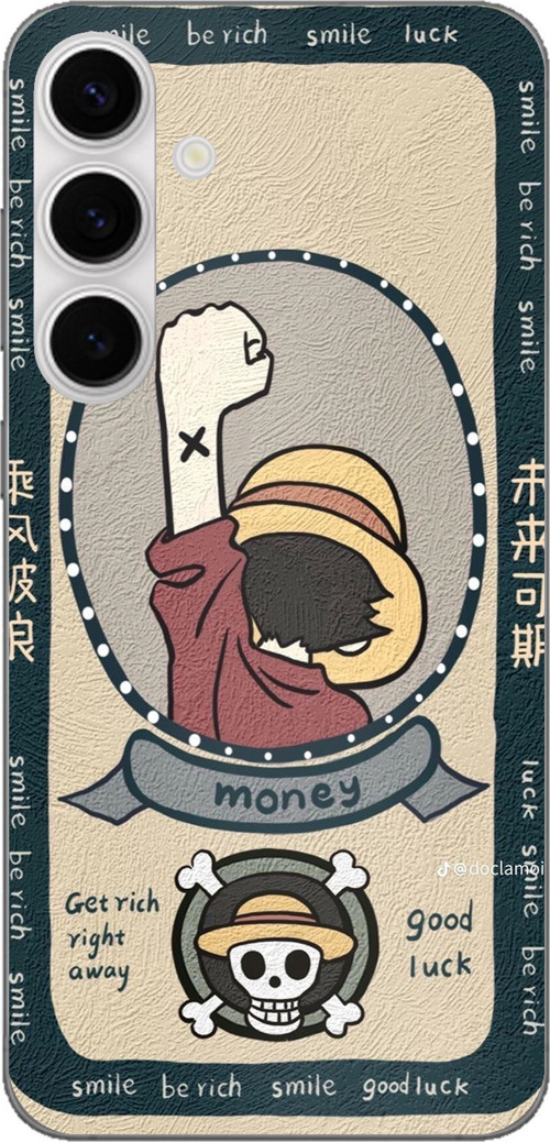 Samsung Galaxy S24 FE Uyumlu One Piece Dolar Baskılı Silikon Kılıf