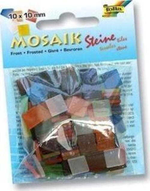 Buzlu Mozaik 10x10 mm. 190 Adet KARIŞIK RENK