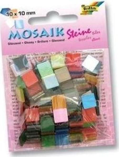 Parlak Mozaik 10x10 mm. 190 Adet KARIŞIK RENK
