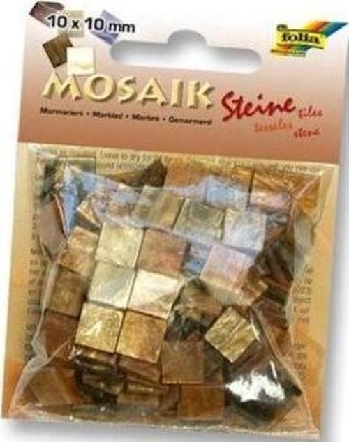 Mermer Desenli Mozaik 10x10 mm. 190 Adet KAHVERENGİ
