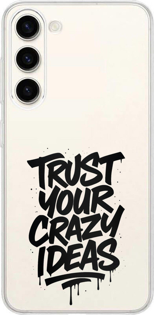 Samsung Galaxy S25 PLUS Uyumlu Crazy Trust Baskılı Silikon Kılıf