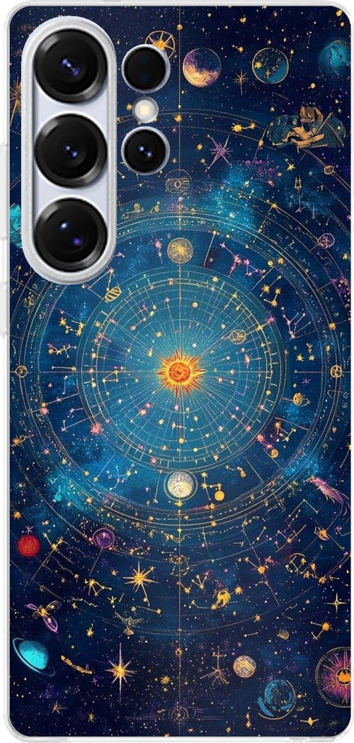 Samsung Galaxy S25 ULTRA Uyumlu Yıldız Atlası Kozmik Rehber Baskılı Silikon Kılıf