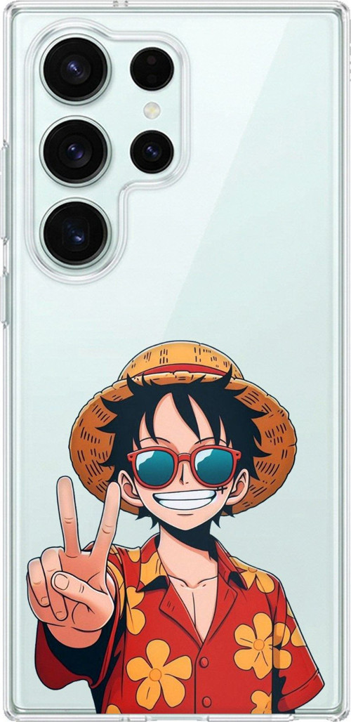 Samsung Galaxy S26 Ultra Uyumlu Monkey D. Luffy Tasarımlı Baskılı Silikon Kılıf