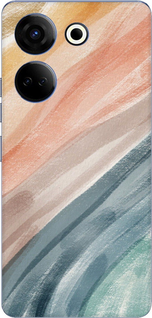 Tecno Camon 20-20 PRO Uyumlu Modern Renk Paleti Baskılı Silikon Kılıf