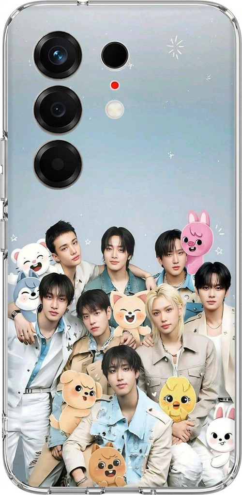 Tecno Camon 50 4G Uyumlu Tray Kids K-Pop Grubu ve SKZOO Temalı Baskılı Silikon Kılıf