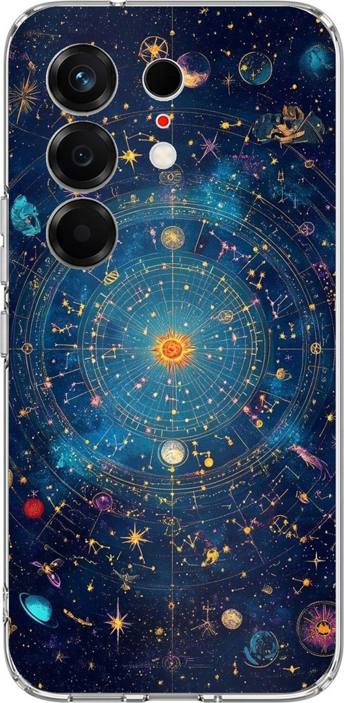 Tecno Camon 50 4G Uyumlu Yıldız Atlası Kozmik Rehber Baskılı Silikon Kılıf