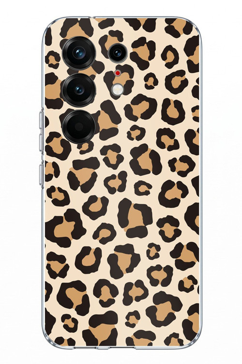 Tecno Camon 50 PRO 4G Uyumlu Vahşi Zarafet Leopar Desenli Baskılı Silikon Kılıf