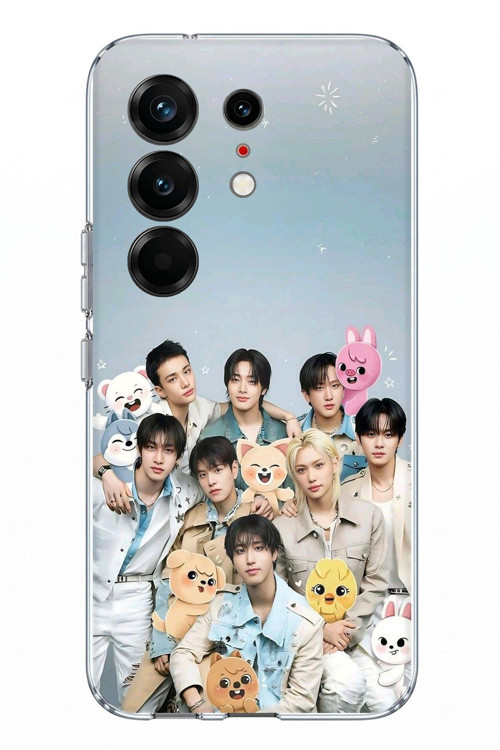 Tecno Camon 50 PRO 4G Uyumlu Tray Kids K-Pop Grubu ve SKZOO Temalı Baskılı Silikon Kılıf